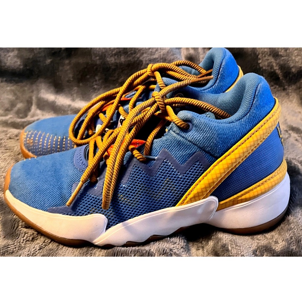 Adidas DON Issue 2 Woody Toy Story Blue‎ Yellow Youth Basketball Shoes FX1613 1Y